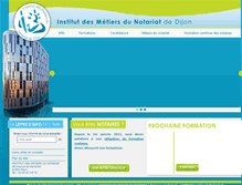 Tablet Screenshot of imn-dijon.com